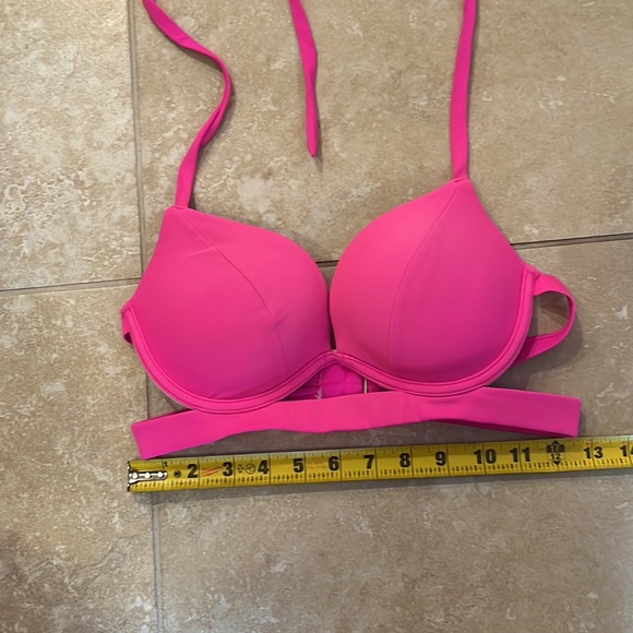 🍐 ⭐️ Bogo ⭐️ Victoria Secret sz 34 C bikini top pink color - Picture 9 of 9